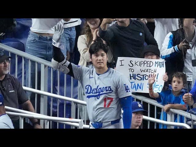 HE’S UNREAL!! Shohei Ohtani blasts his 3RD HOMER OF THE DAY after joining 50/50 club in SAME GAME!