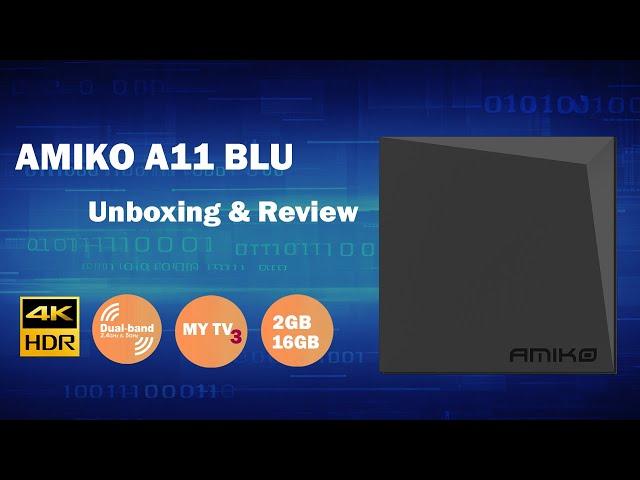 AMIKO A11 BLU Unboxing & Review