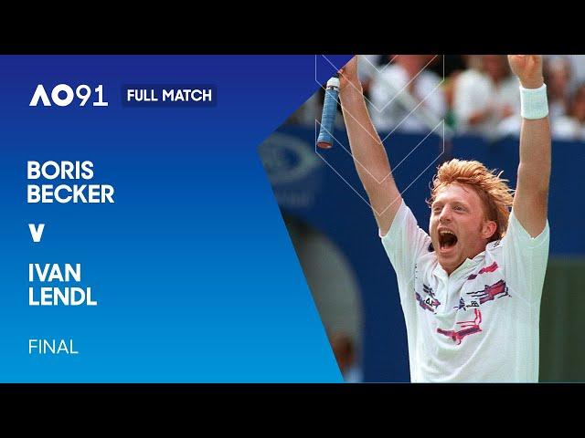 Boris Becker v Ivan Lendl Full Match | Australian Open 1991 Final