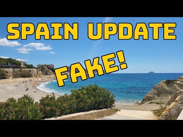 Spain update - FAKE!