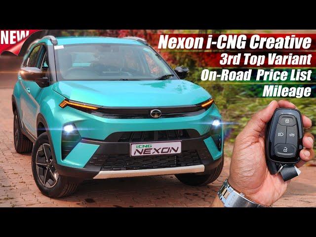 Tata Nexon CNG Creative (Mid Variant) On Road Price List, Mileage, Features