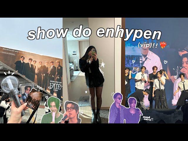 vlog: fui p show do enhypen *VIP* em seoul  soundcheck, fancam, loja de conveniência, freebies etc