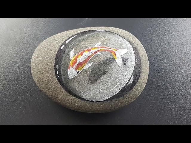 3d Fish Drawing / Stone Art