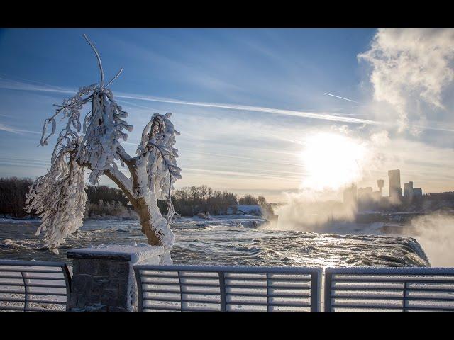 Niagara Falls in New York Covered with Ice in Winter 2014 | JER JOHNS