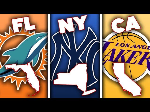 The Most Popular Sports Teams From All 50 U.S. States