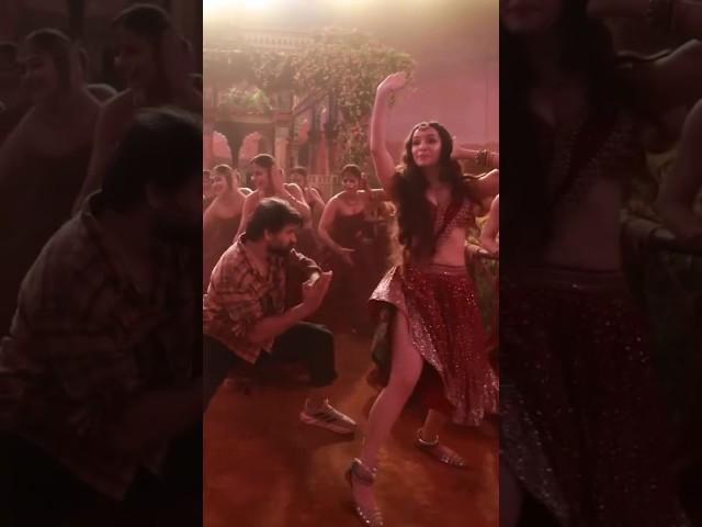 #behindthescene #stree2 #shraddhakapoor #onset #choreographer #dance #janimaster #youtubeshorts #bts