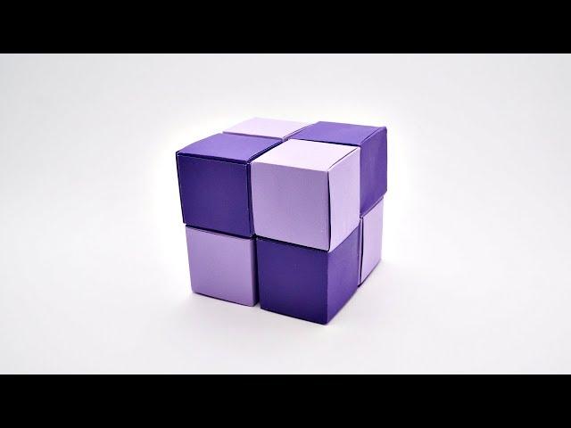 ORIGAMI INFINITY CUBE (Jo Nakashima) - no tape/glue!