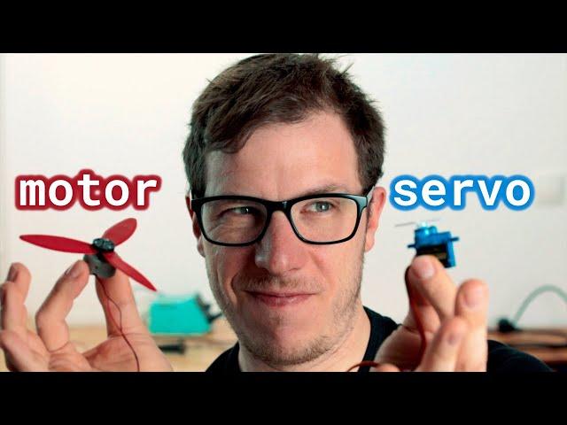 Servo motor vs normal motor - (Arduino Uno Programming for Beginners)