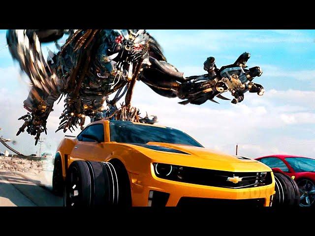 Autobots gegen Decepticons auf dem Highway | Transformers 3 | German Deutsch Clip