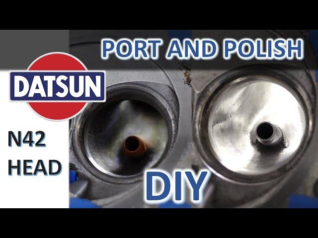 HOW TO Port and Polish an Aluminum N42 Cylinder Head | Datsun 280z Cylinder Head Port and Polish