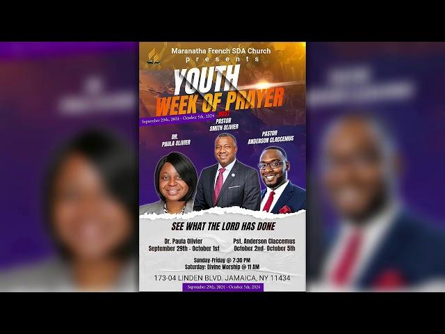 2024-10-04 - Youth Week of Prayer | Maranatha French SDA Church |