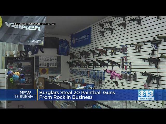 Burglars Hit Rocklin Paintball Business