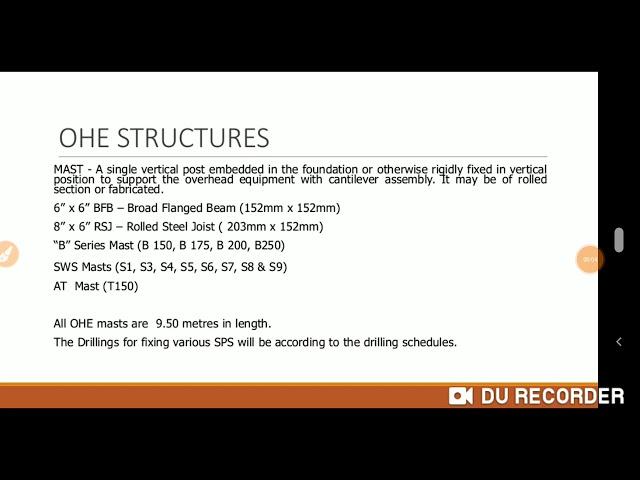 OHE STRUCTURES Mast & Portals Railway Electrification work, full details must watch till the end