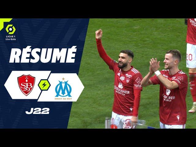 STADE BRESTOIS 29 - OLYMPIQUE DE MARSEILLE (1 - 0) - Highlights - (SB29 - OM) / 2023-2024