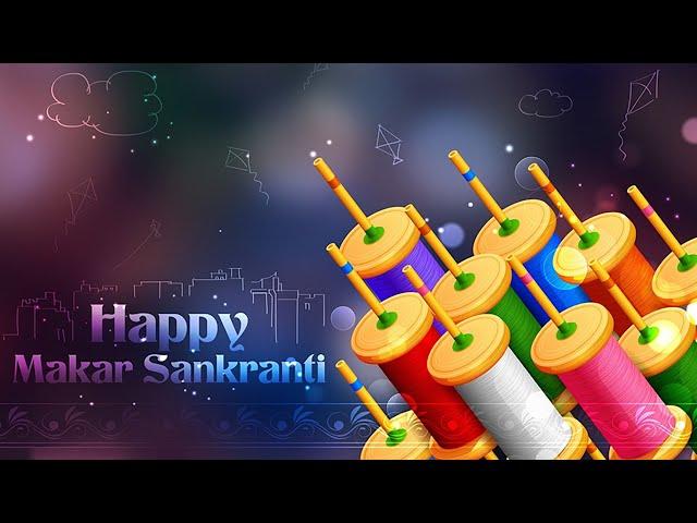 Happy Makar Sankranti | Motion Graphics Animation |  Status Video