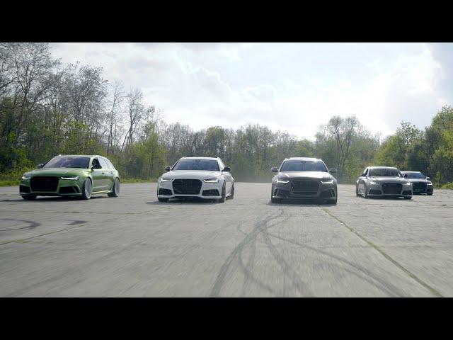 The Airport Run. | 5x RS6 & Friends  [4K] - Thrillhouse Media