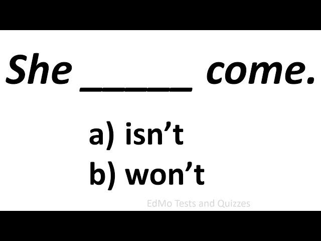 ENGLISH MIXED GRAMMAR QUIZ