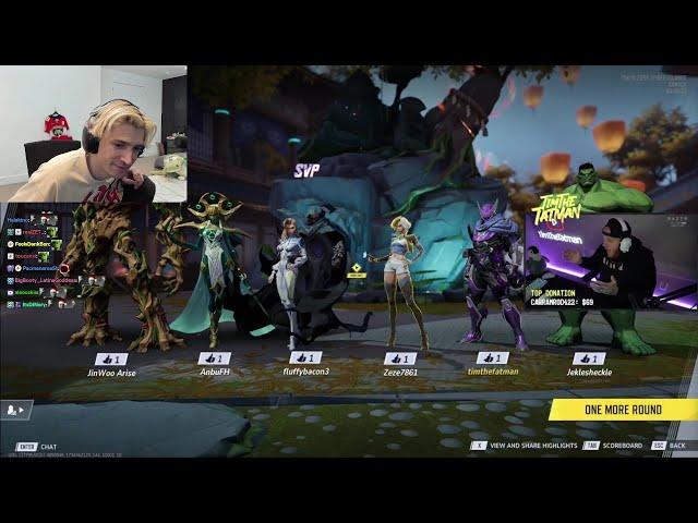 xQc Reacts to TimTheTatman Crashing Realizing his Teammate Highlight Play was Being in Spawn Room