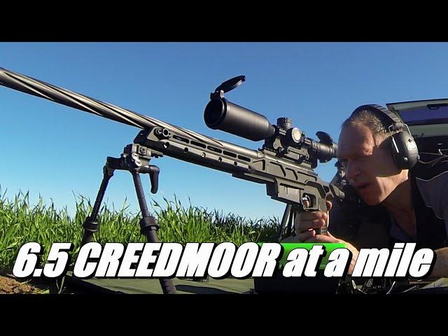 6.5 Creedmoor at a mile (5 shots)