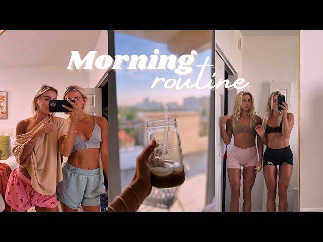 REALISTIC SUMMER MORNING ROUTINE *productive & healthy habits* Cavinder Twins