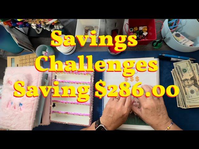 Savings Challenges- 2nd for September- $284.00- family binder- sinking funds- Christmas & Vacation