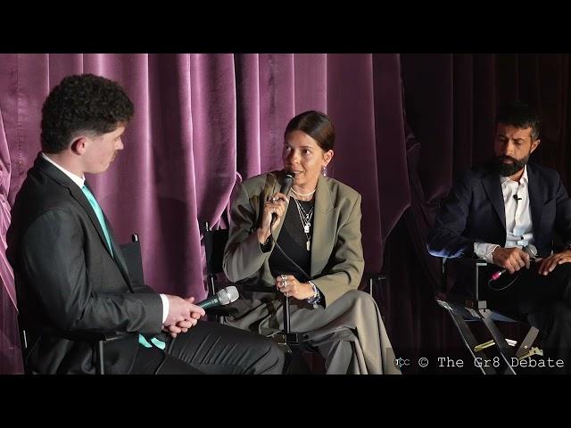 Gr8 Debate UCLA Part 2 - Son of Hamas & Hostage Moran Stella Yanai vs. UCLA Encampment Leader