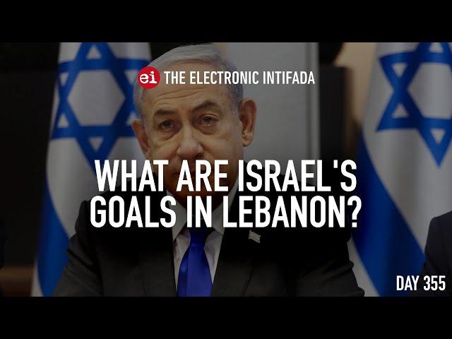 What are Israel's goals in Lebanon?