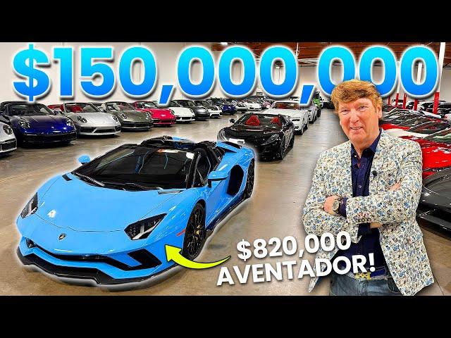 $150,000,000 Exotic Car Collection!