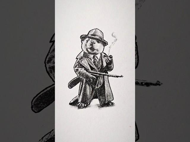 Speed drawing Bobritto Bandito  #shorts #sahur #brainrot #memes #drawing