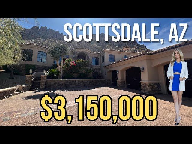 TOUR AN INSANE $3.2 M Luxury Arizona Golf Home | Scottsdale Real Estate