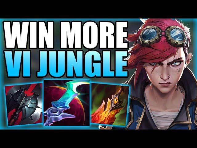 HOW TO PLAY VI JUNGLE & WIN MORE OF YOUR SOLO Q GAMES! - Gameplay Guide League of Legends