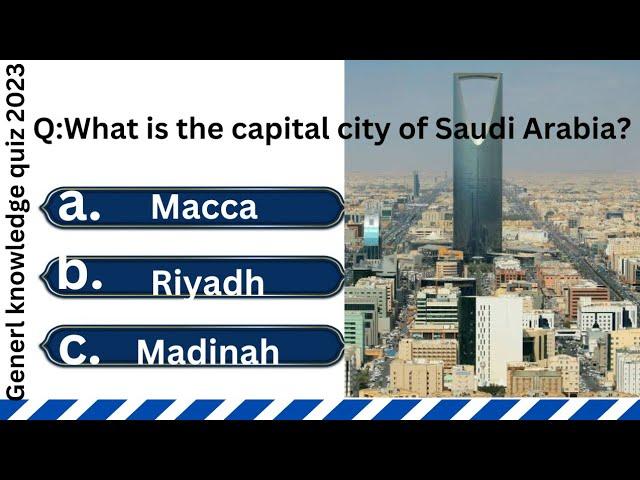 Lets explore capital cities of the world | general knowledge questions