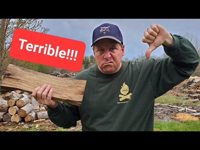 Oak Firewood STINKS!!!