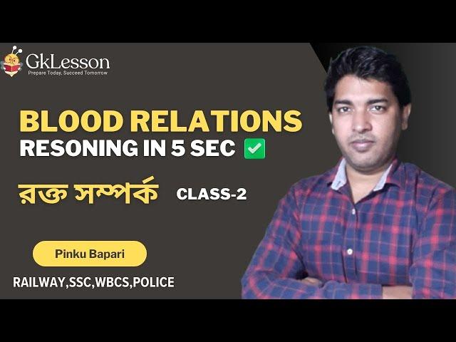 Blood Relation Reasoning in Minutes! | Best Tricks & Shortcuts || class-2