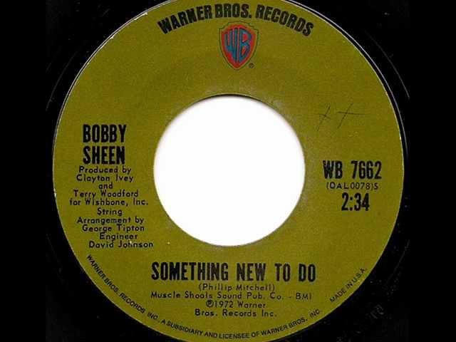 BOBBY SHEEN - SOMETHING NEW TO DO (WARNER BROTHERS)