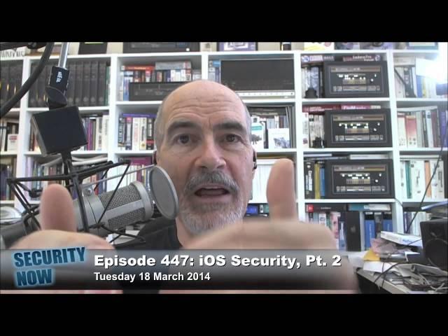 Security Now 447: iOS Security, Pt.2