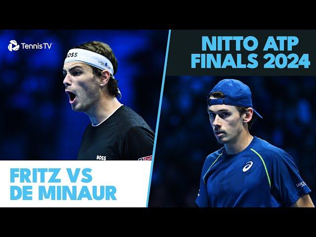 Taylor Fritz vs Alex De Minaur Highlights | Nitto ATP Finals 2024