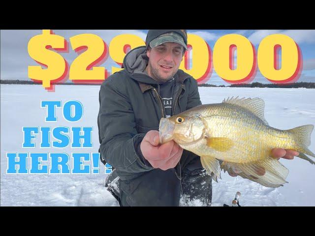 AMAZING and UNKNOWN Ice Fishing Destination - Wabigoon Chain