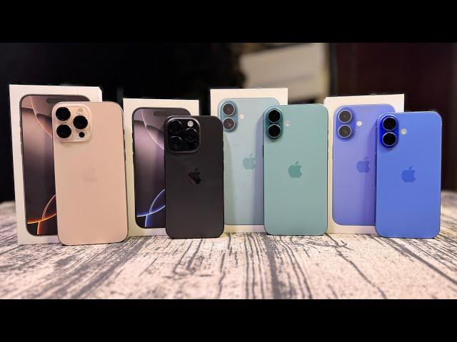 Apple iPhone 16 / 16 Plus / 16 Pro / 16 Pro Max - Unboxing and First Impressions