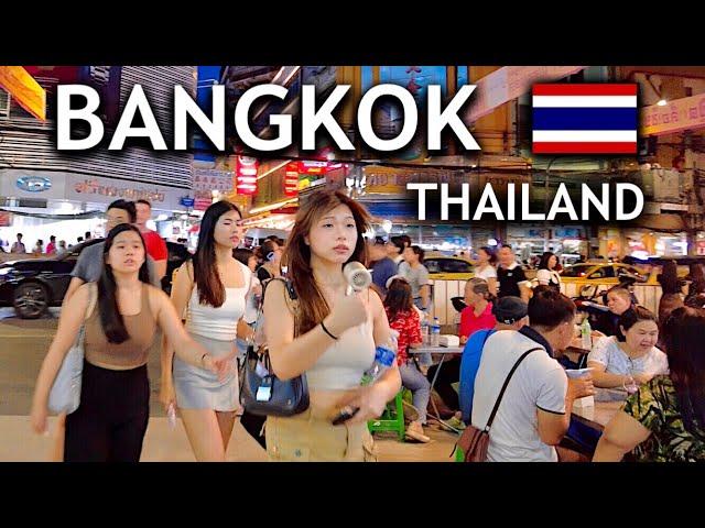 Bangkok 4K Walking tour, Exploring Real Thailand 2024