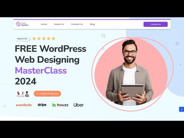 How to Make a WordPress Website for FREE 2024 - WordPress Designing MasterClass - Elementor & Royal