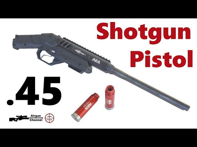 (The AEA Harpoon Review) Double Barrel Shotgun Pistol in .45 and .50 caliber! (PCP Airgun)