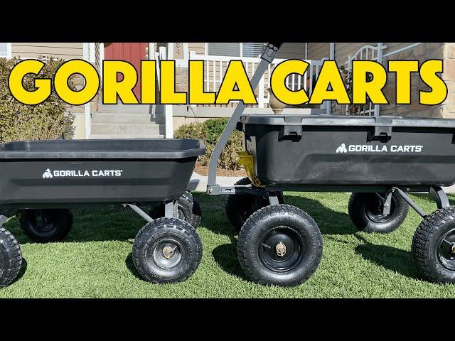 Comparing Gorilla Carts - Which Size Dump Cart Is Better??