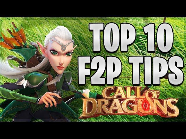 Top 10 Tips Beginner's Guide | Call of Dragons