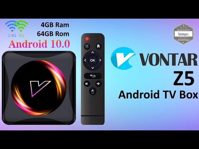 VONTAR Z5 Smart TV Box Android 10 - 4GB 64GB - Rockchip RK3318 - USB3 - Unboxing