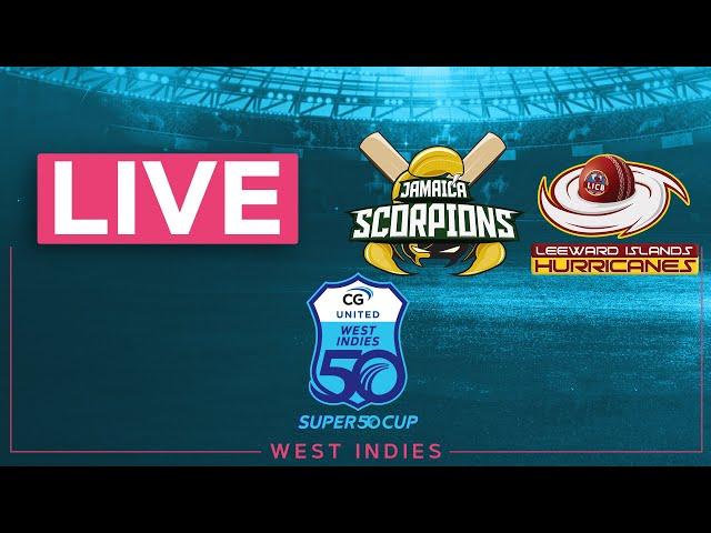  LIVE Jamaica v Leeward Islands | Semi-Final | CG United Super50 2024