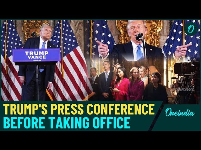 Trump's Final Press Conference Before Entering White House Again | First News Conference After Win