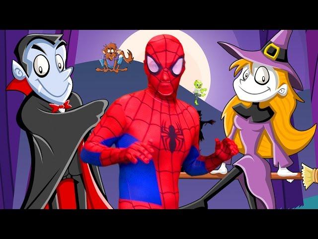  Spook Kooky Halloween Song For Kids  Spiderman Halloween Songs   Superhero Sing Along Songs