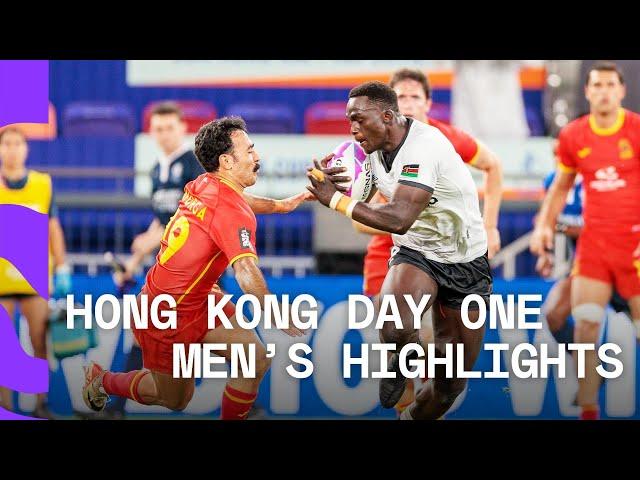 Kenya SHINE in Hong Kong  | HSBC SVNS Hong Kong 2025 | Day One Men's Highlights