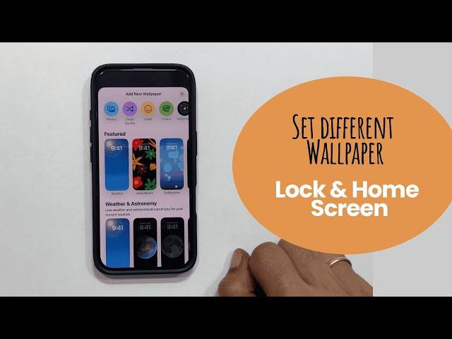 How to Set Different Wallpapers on iPhone 16 Lock Screen and Home Screen